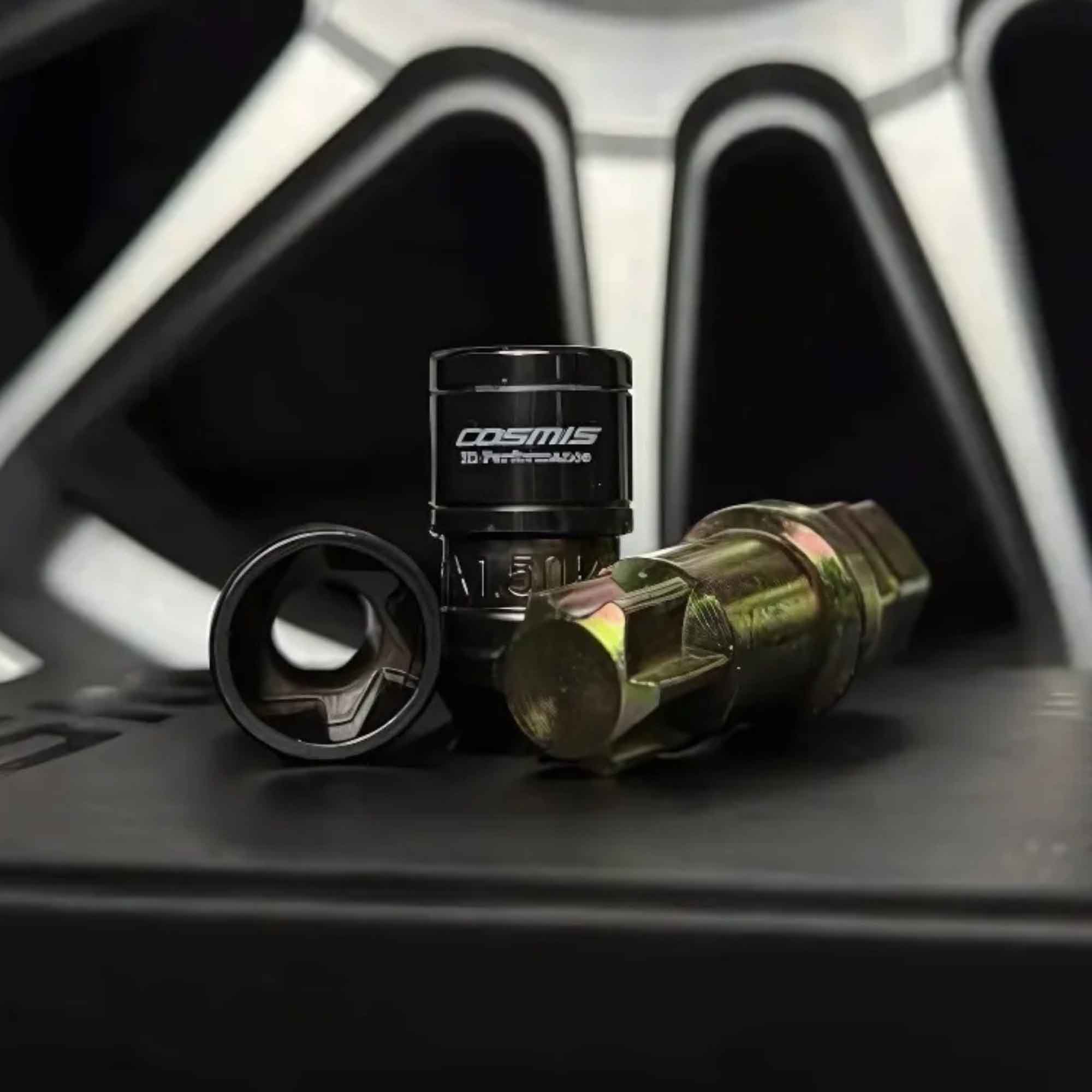 Cosmis Cyclone Lugnuts M12x1.5 - 24pcs (GUNMETAL)