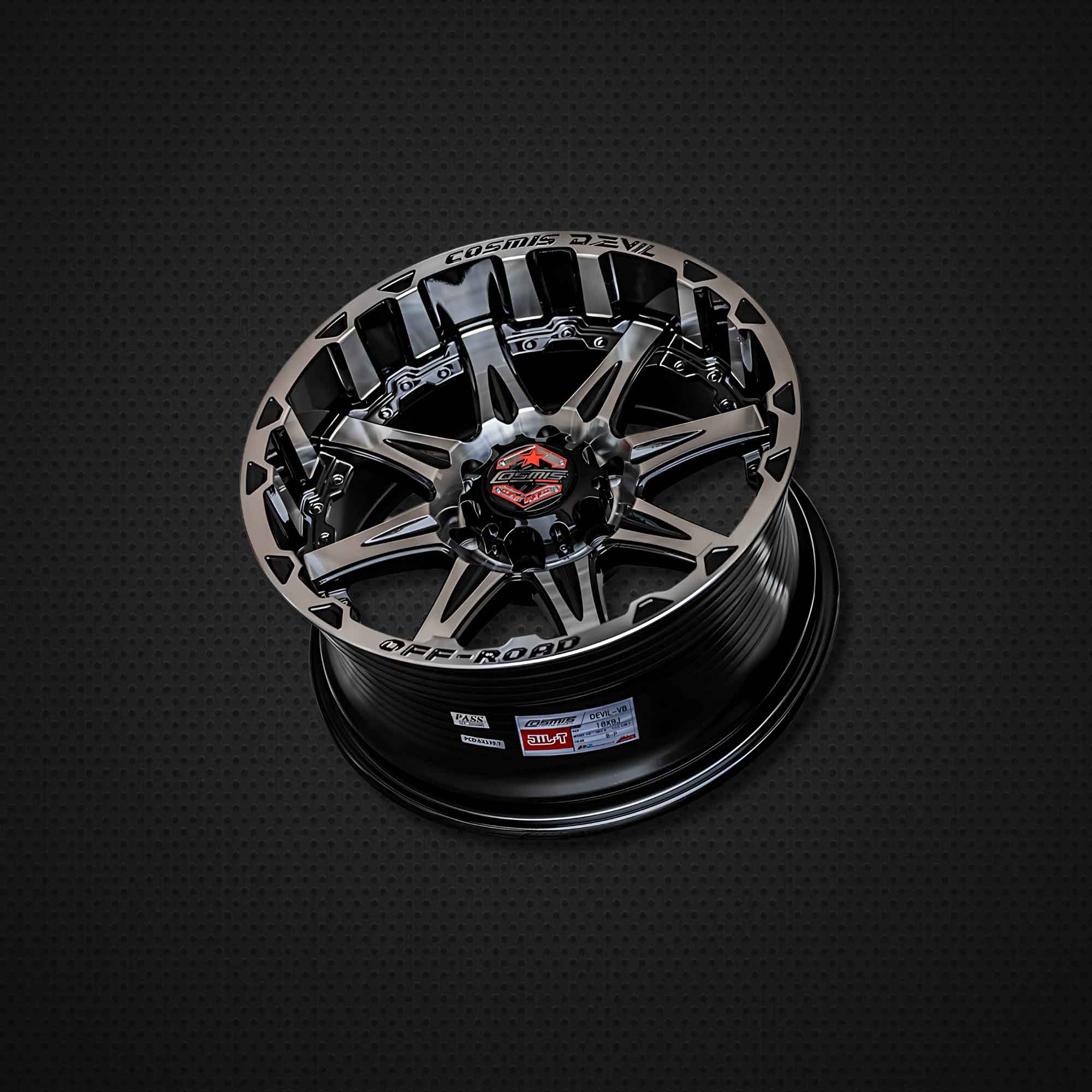 COSMIS DEVIL-V8 18*9.0 et0 6*139.7 (B-P) 1pc