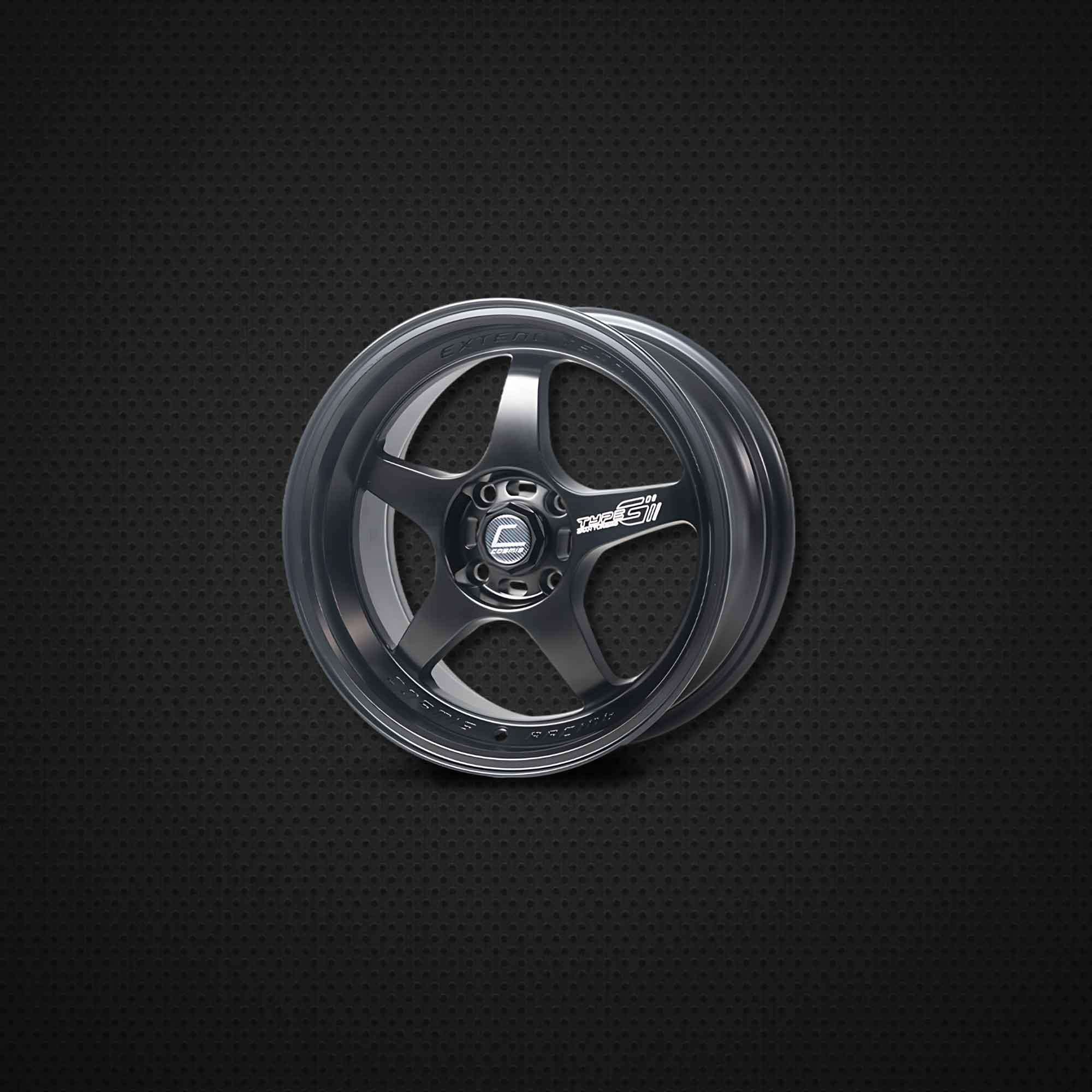 COSMIS TYPE-G 17*7.5 et35 4*100 (BLK-XZ/M5) 1pc