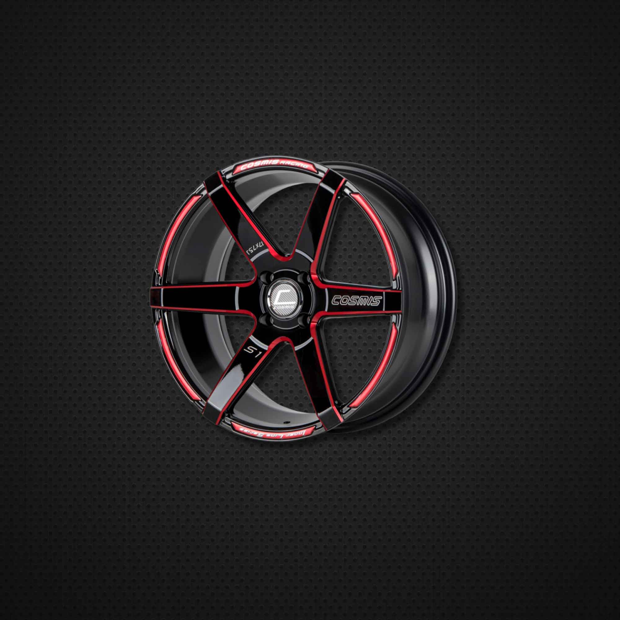 COSMIS INNERLINE S1 17*7.5 et28 4*100 (BLK-WR-XZ) 1pc