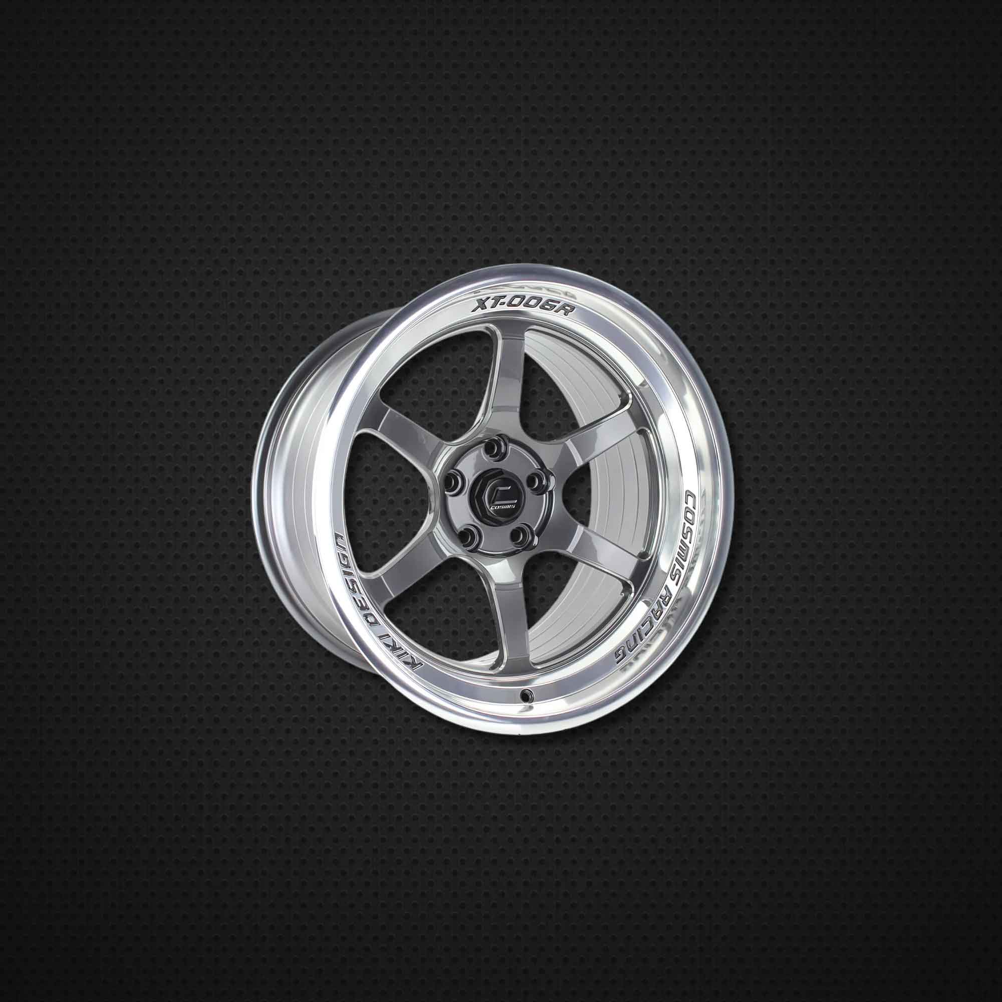 COSMIS XT-006R 18*11 et08 5*114.3 (gunmetal w/diamond lip) 1pc