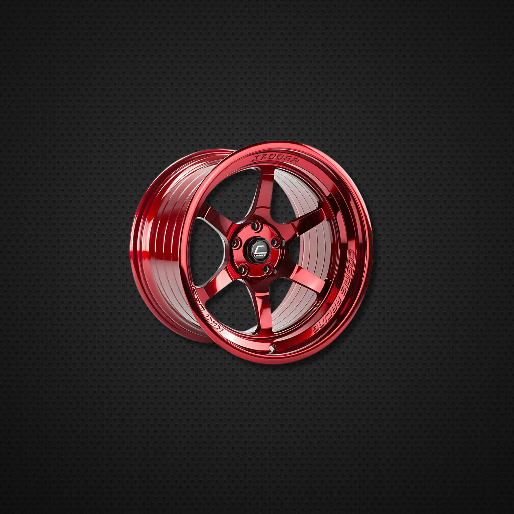 COSMIS XT-006R 18*11 et08 5*114.3 (hyper red) 1pc