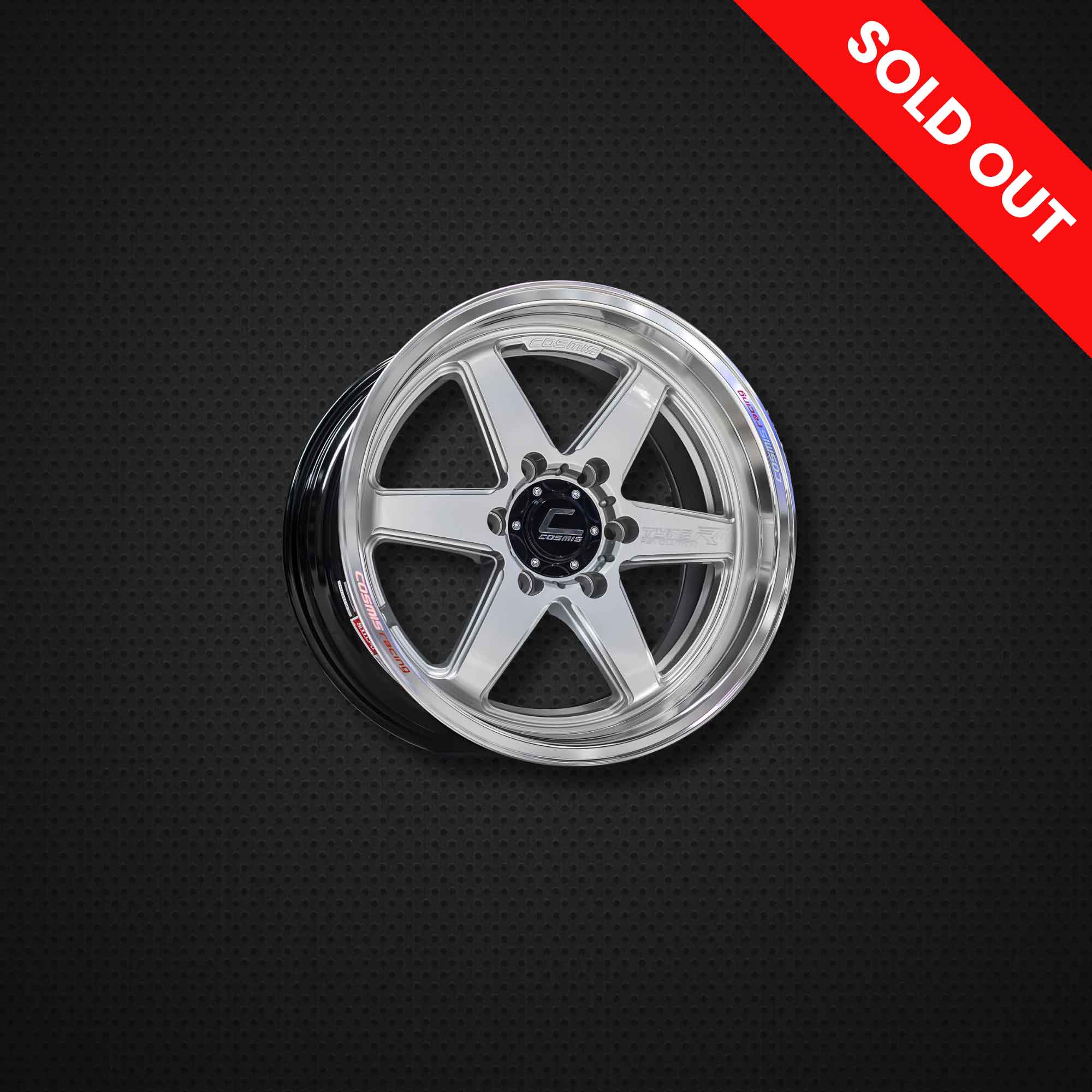 COSMIS TYPE-R 18*9.5 et27 6*139.7 (S-LP-XZ) 1pc