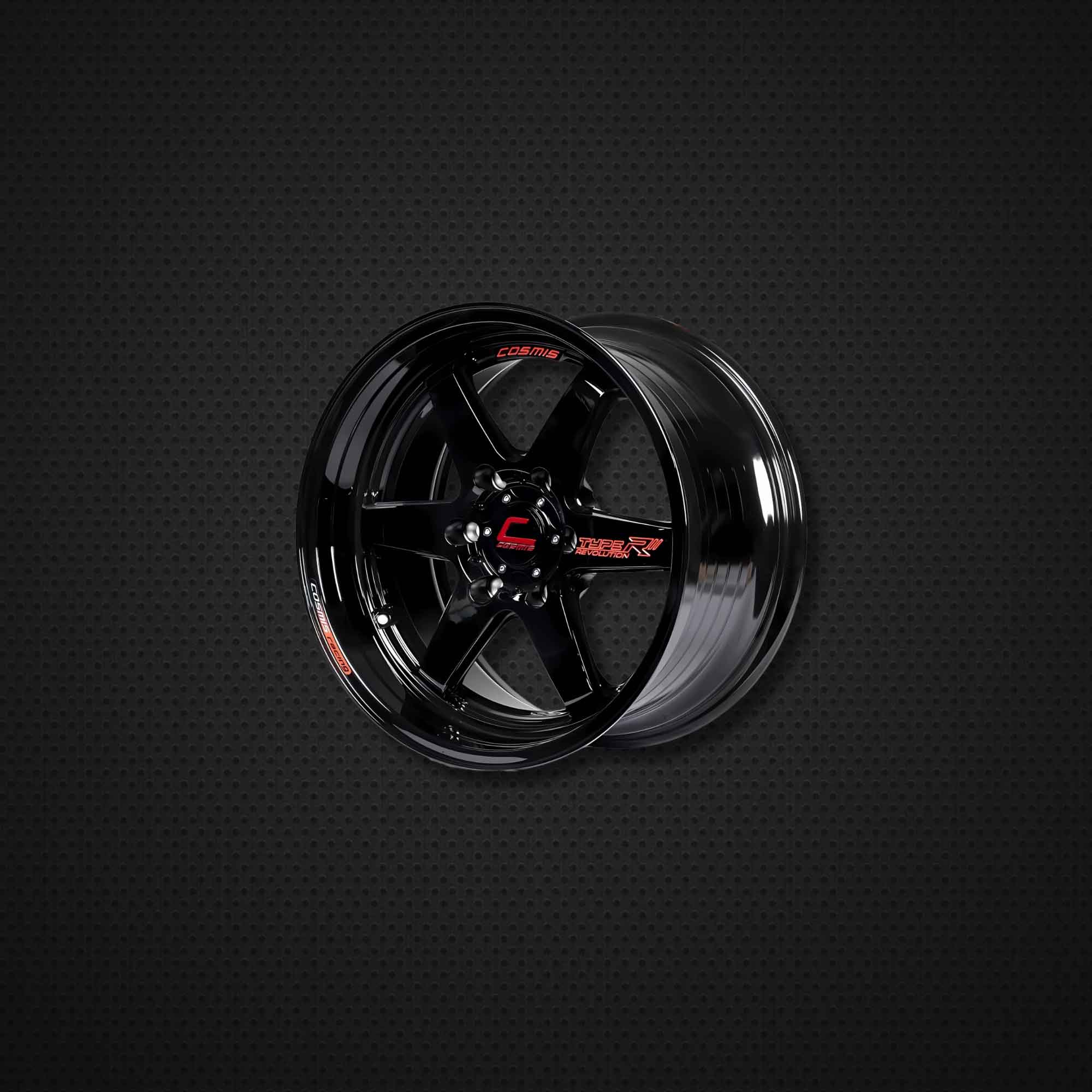 COSMIS TYPE-R 18*10.5 et30 6*139.7 (BLK) 1pc