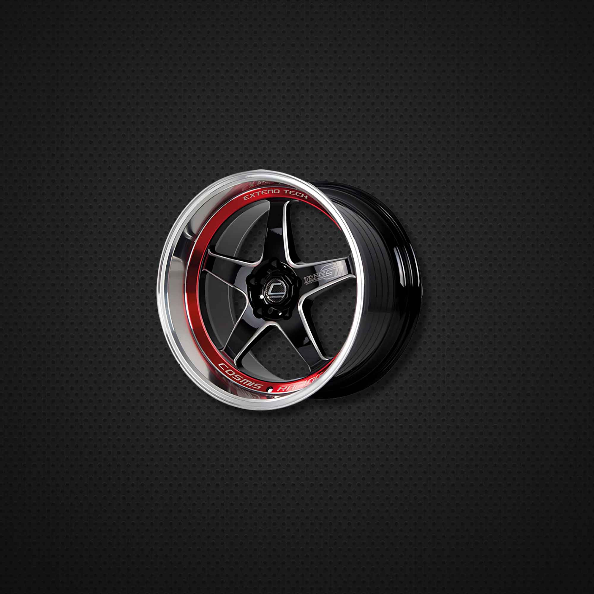 COSMIS TYPE-G 18*10.5 et8 5*114.3 (CAC-B19XR-W) 1pc