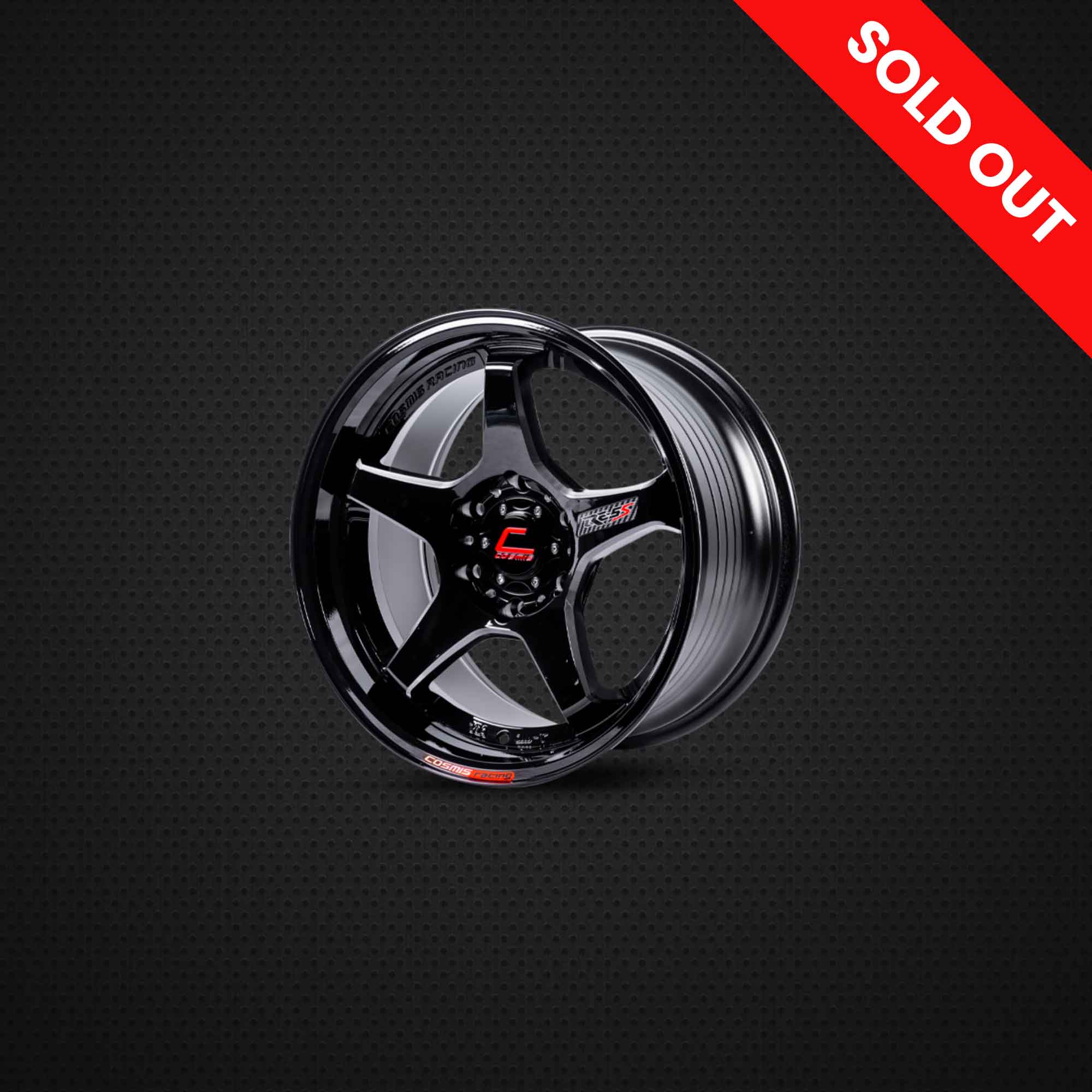 COSMIS RE-5S 18*10.5 et12 6*139.7 (BLK-W) 1pc